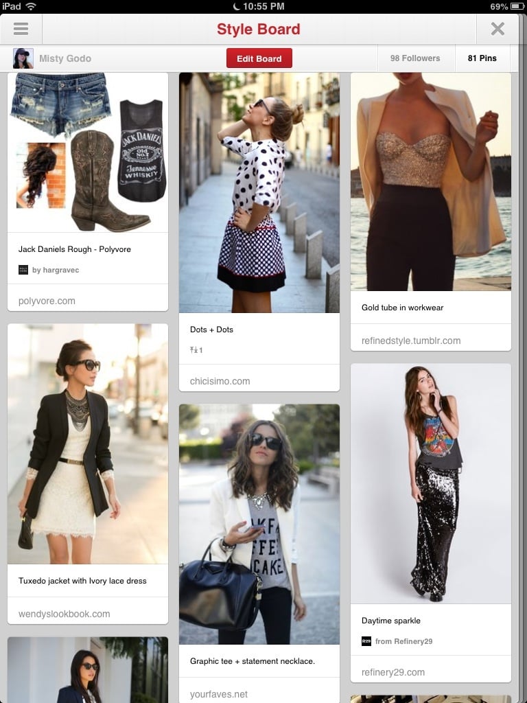 To turn my love for shopping, fashion & all things fabulous from a hobby to a career!  - student project
