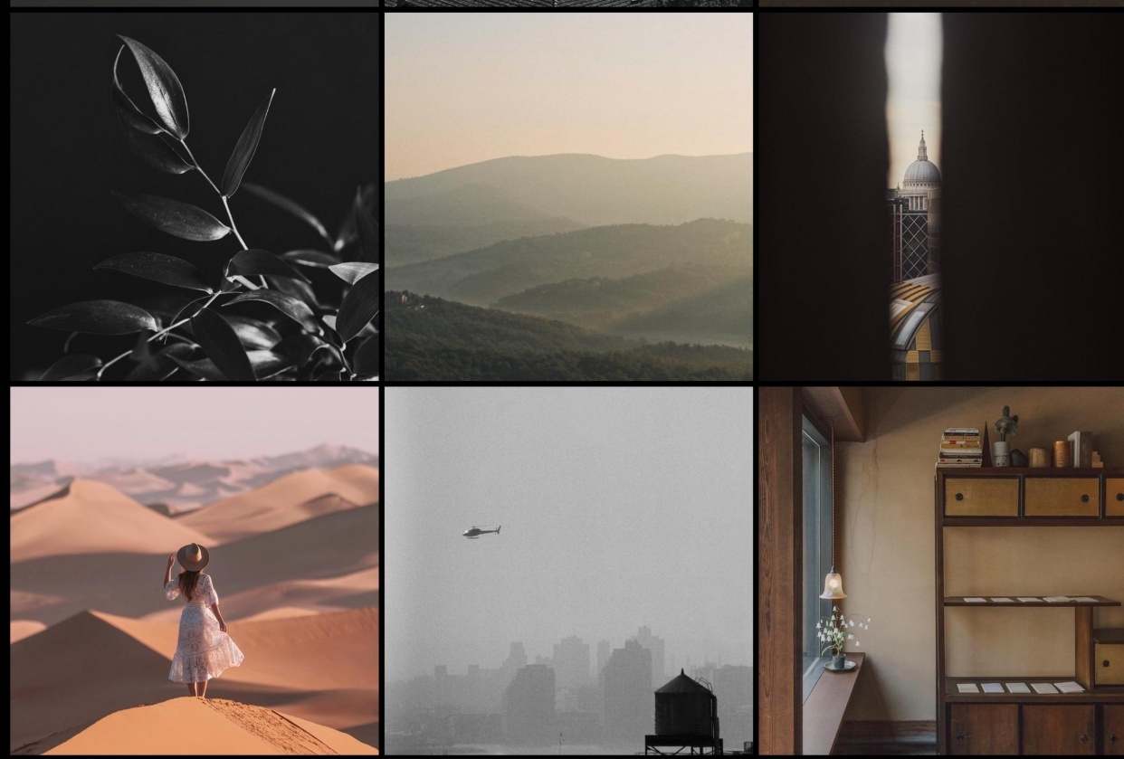 Inspo Grid - student project