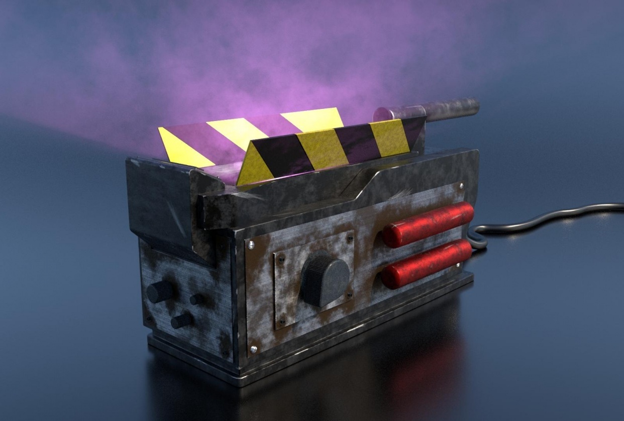 Ghostbuster Trap_Look Development - student project