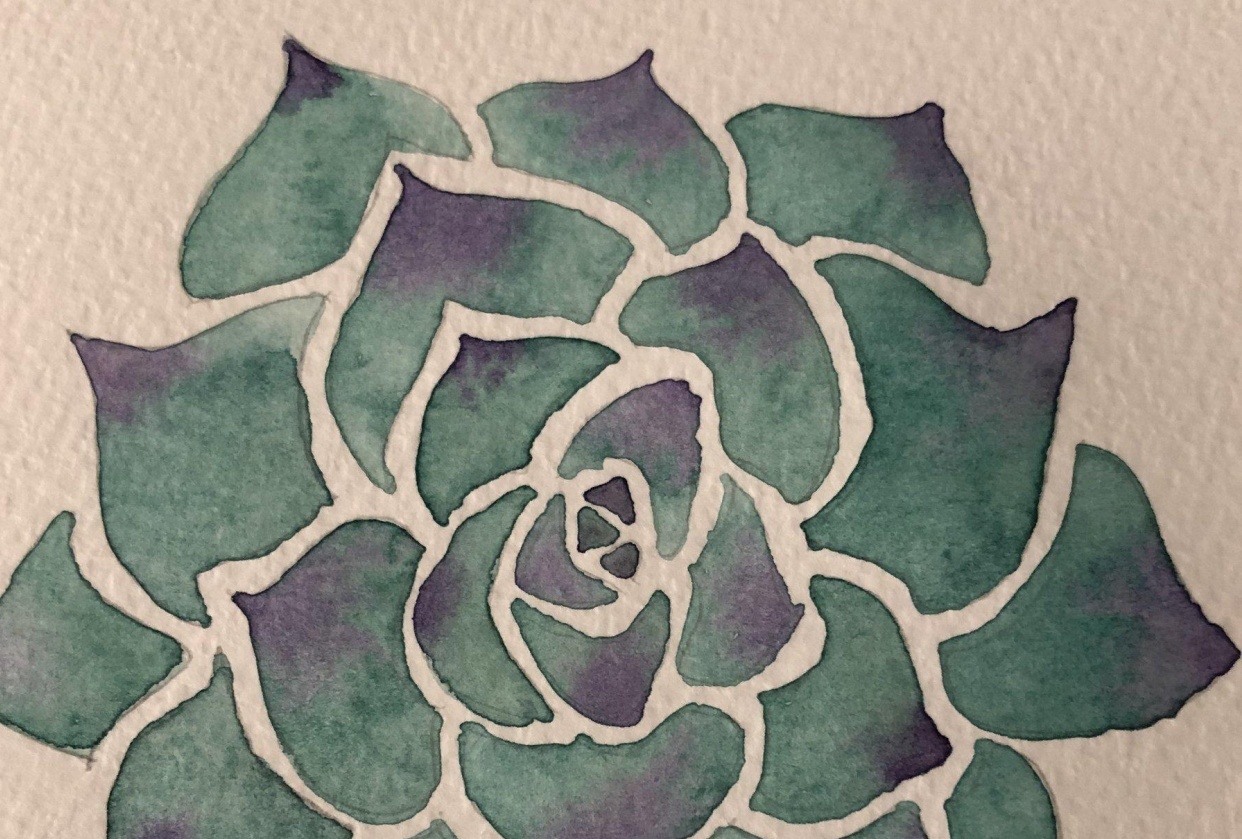 Watercolor exercises - student project