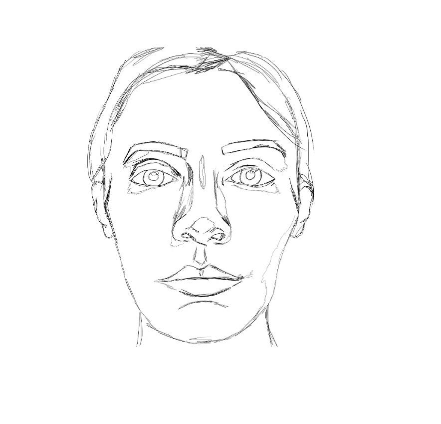 self portrait - student project