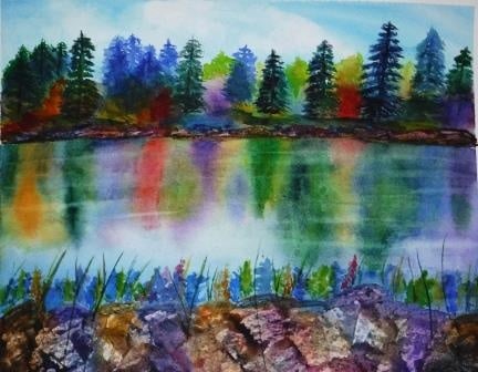 Reflections in water - student project
