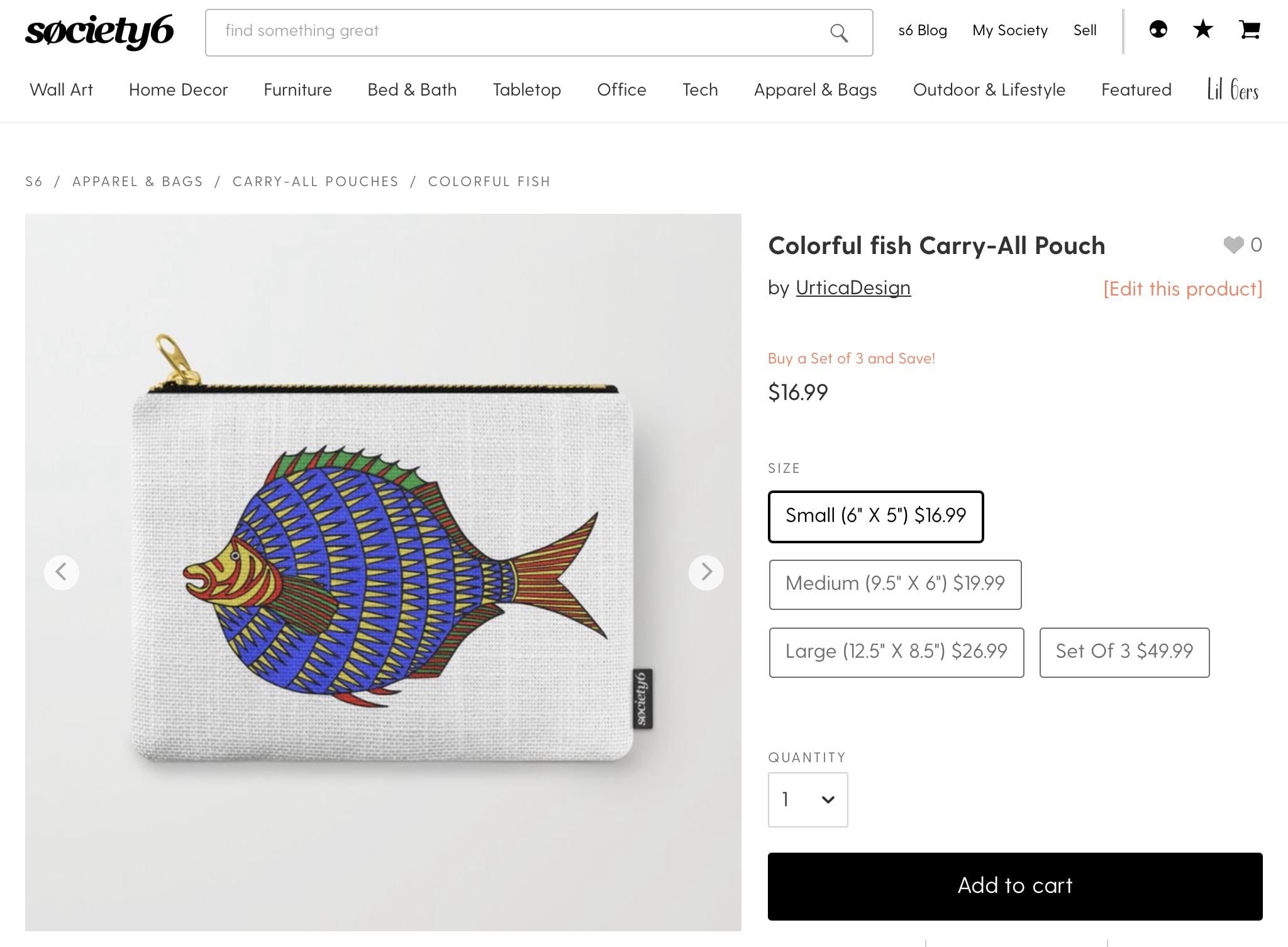 Urtica Design on Society6 - student project