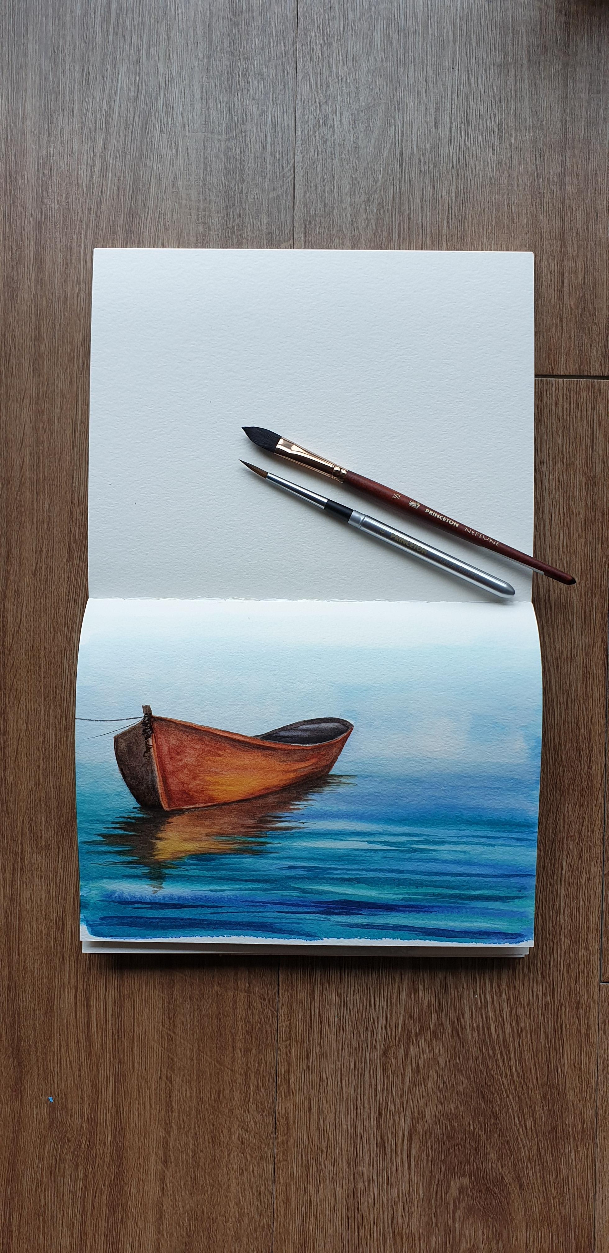 Sketchbook Boat - student project