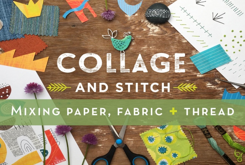 Collage and stitch intro video