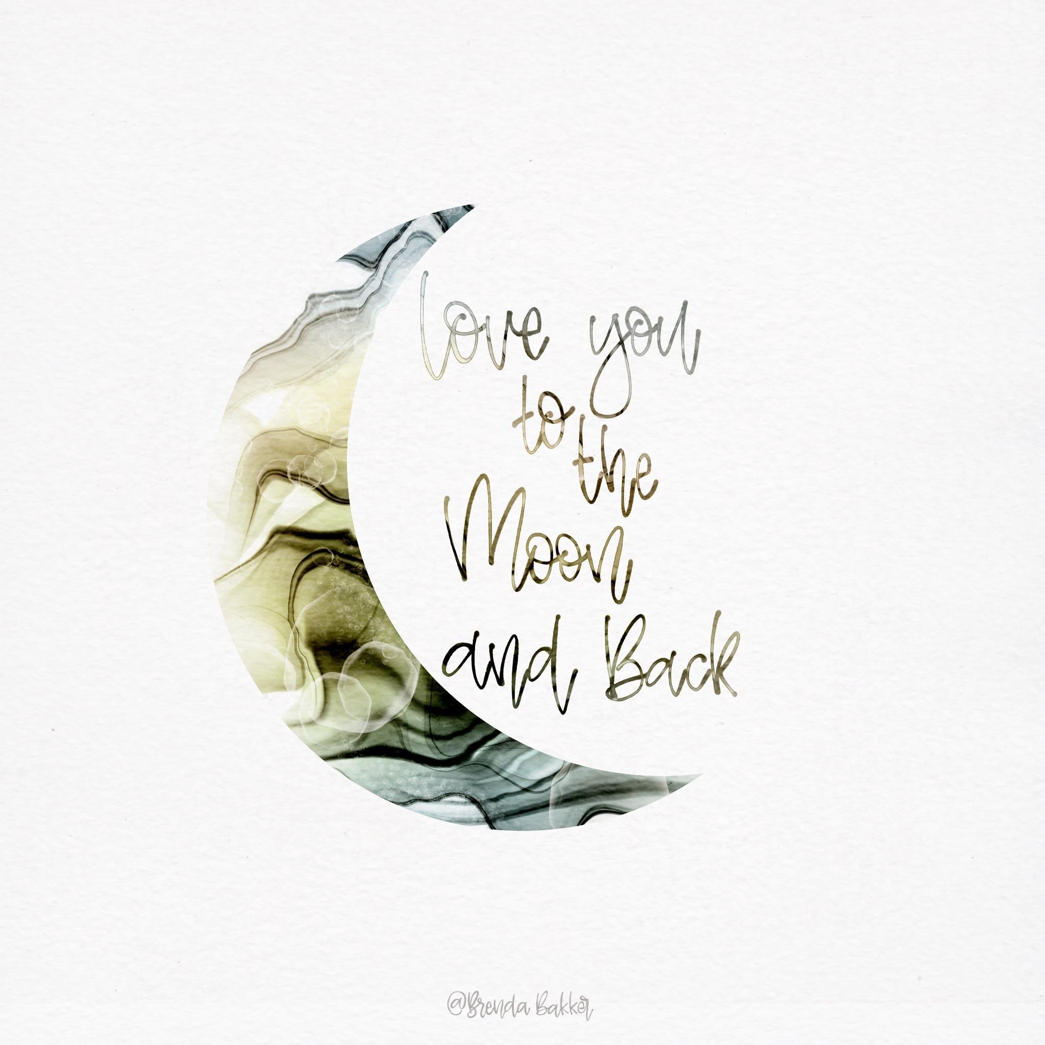 Love him to the moon and back - student project
