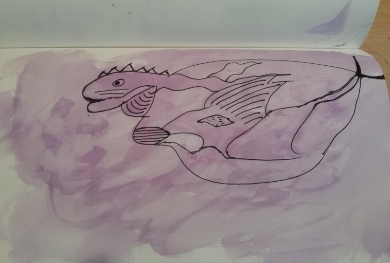purple flyer