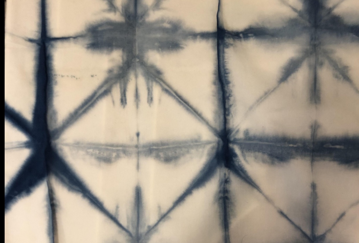 Shibori Pillow Cases - student project