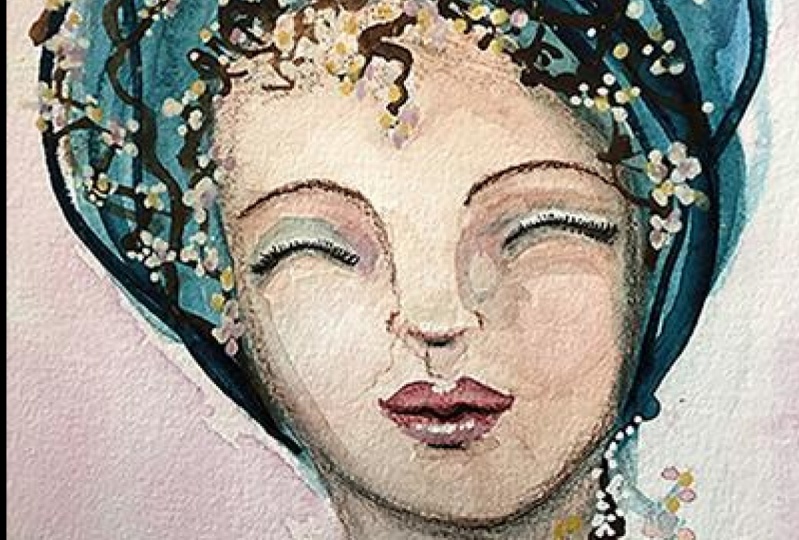 Almond Blossom girl