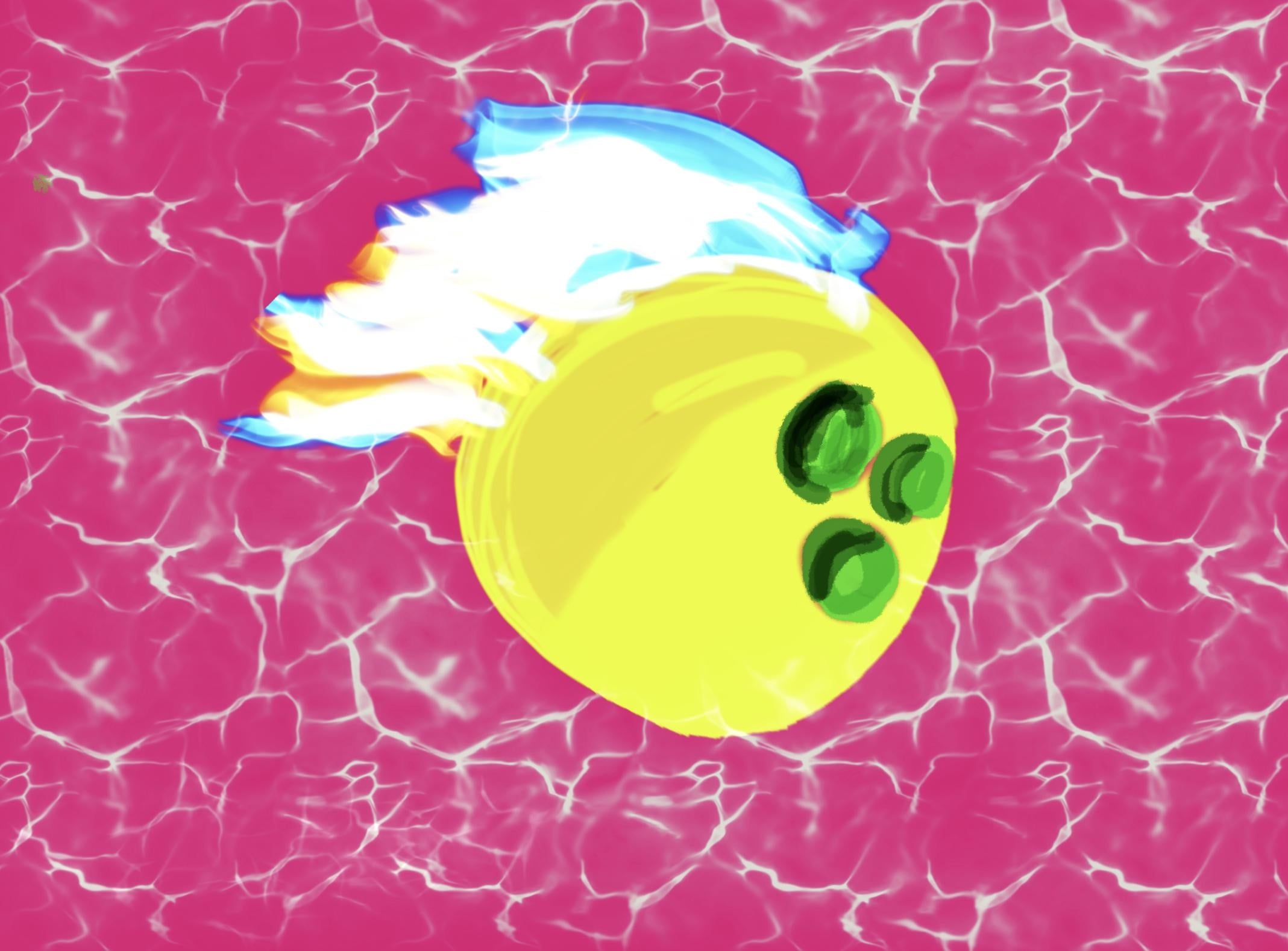 Flying Bowling Ball by Bethany - student project