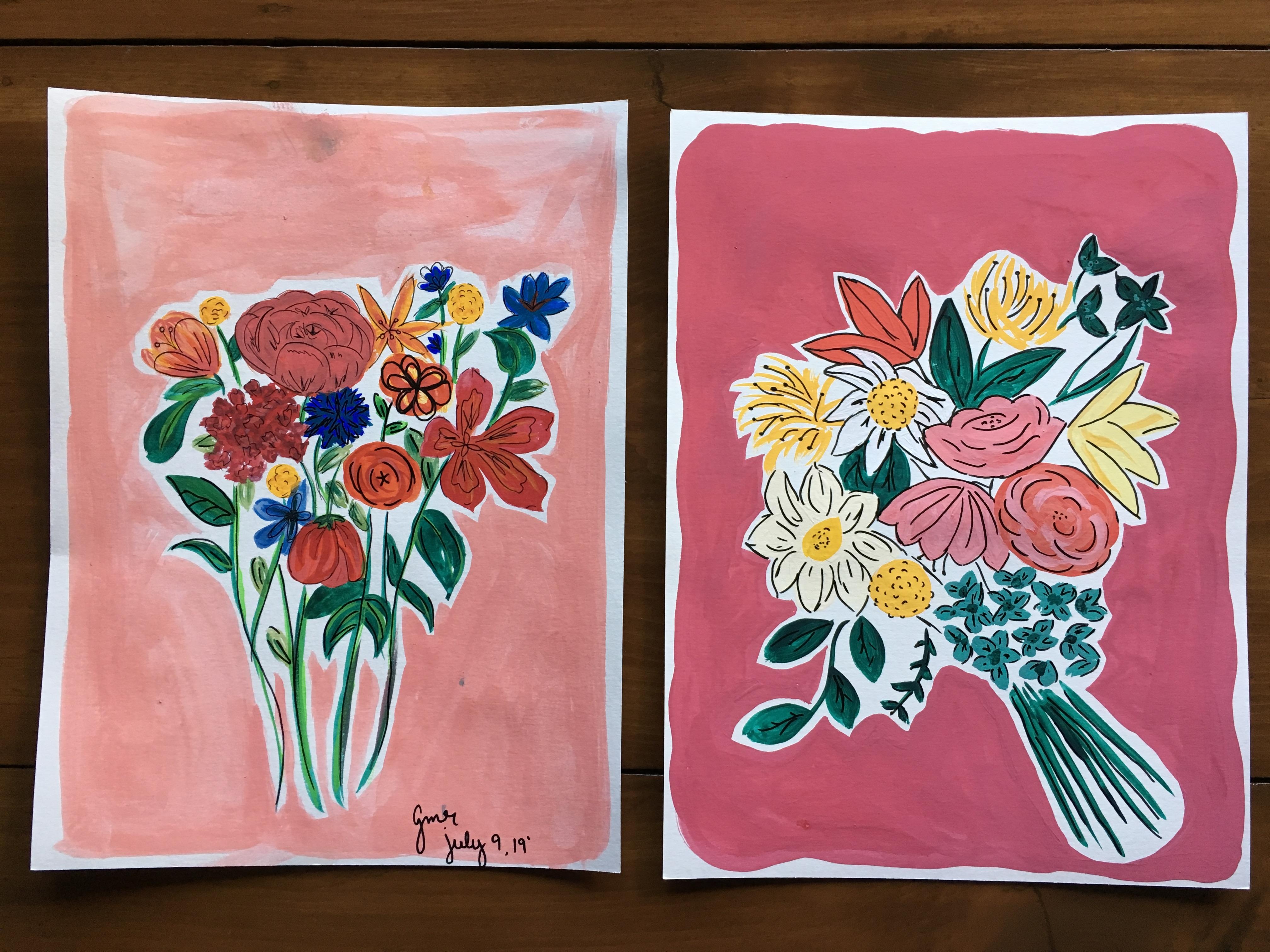 Summer Bouquets - student project