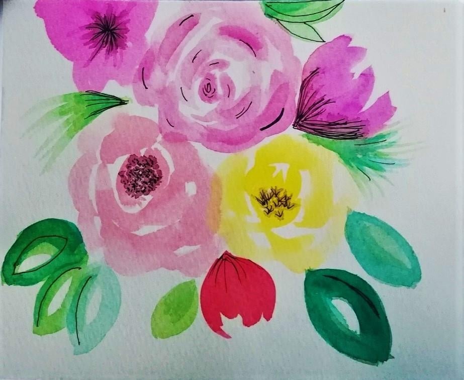 Loose florals - student project