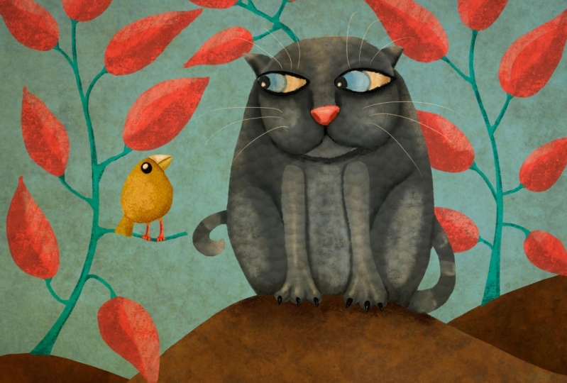 Textured cat