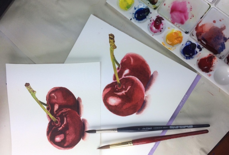 Paint a Realistic Subject on Hot Press Paper