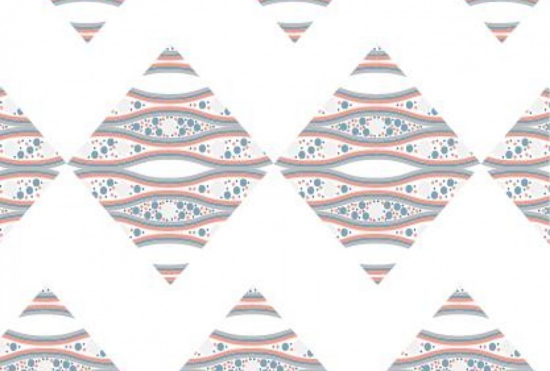 Double Pattern Quilt Piece