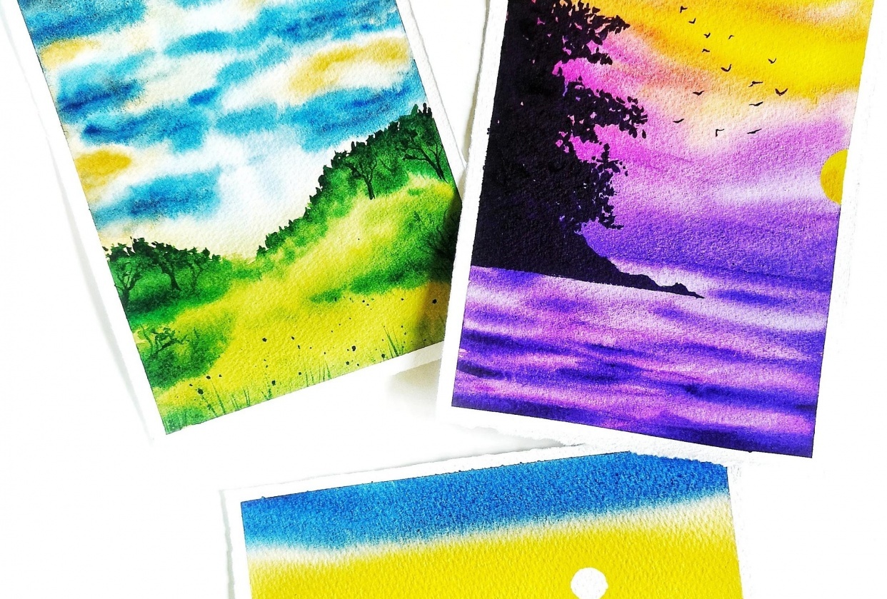 Easy Landscapes in 15 minutes - student project
