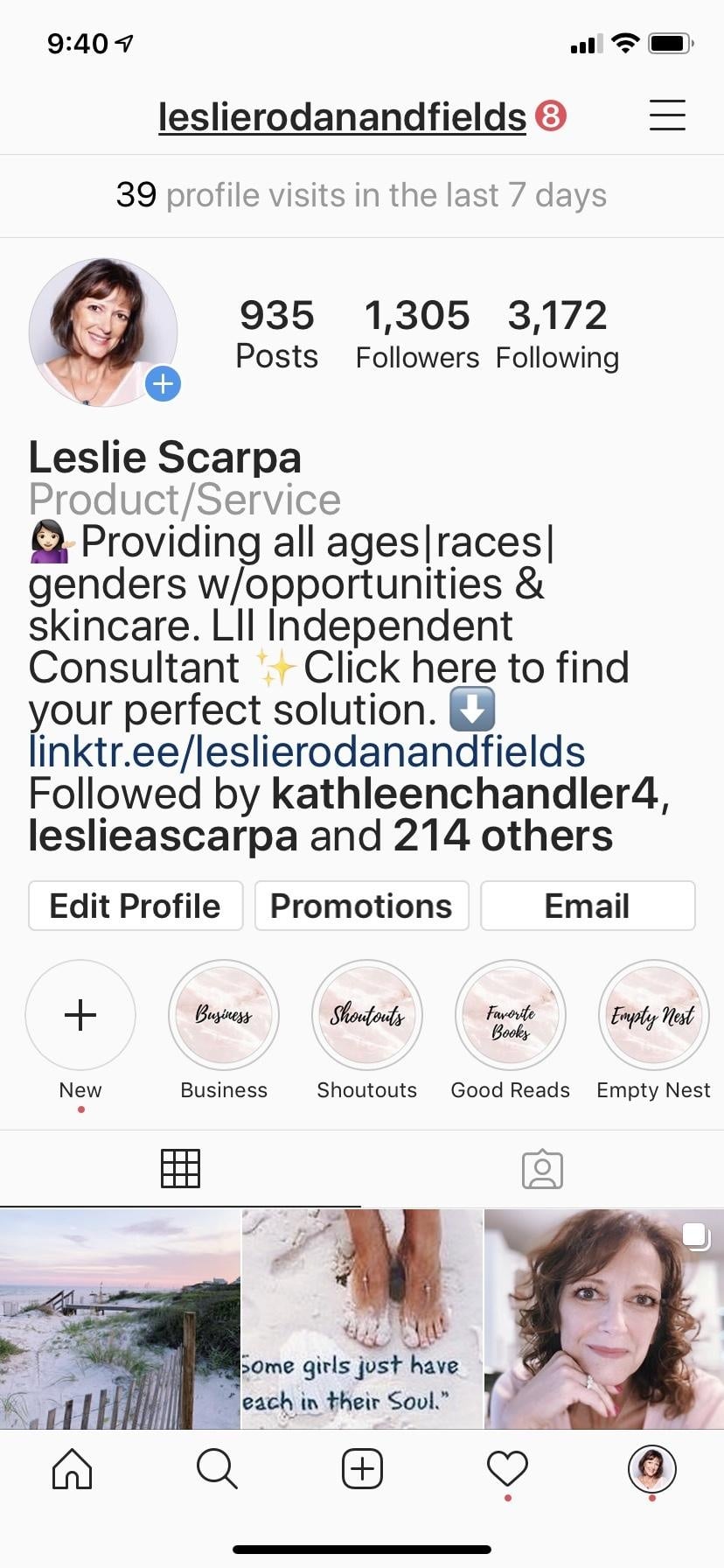 https://www.instagram.com/leslierodanandfields - student project