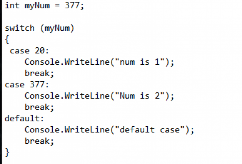 C# Test Code