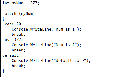 C# Test Code - student project