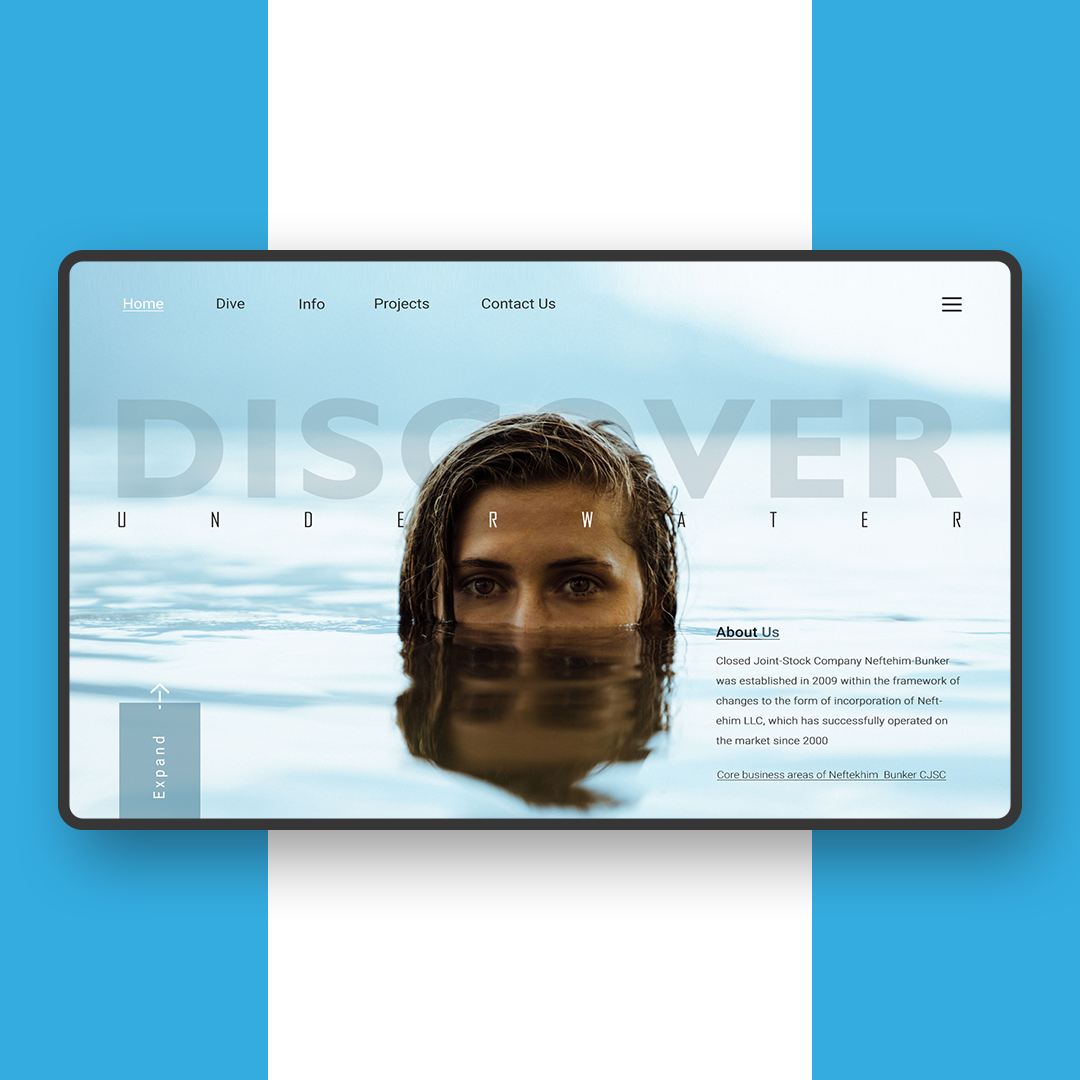 website design - student project