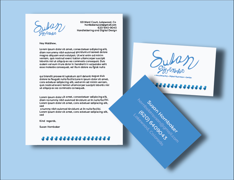 Susan Hornbaker- Personal Branding - student project