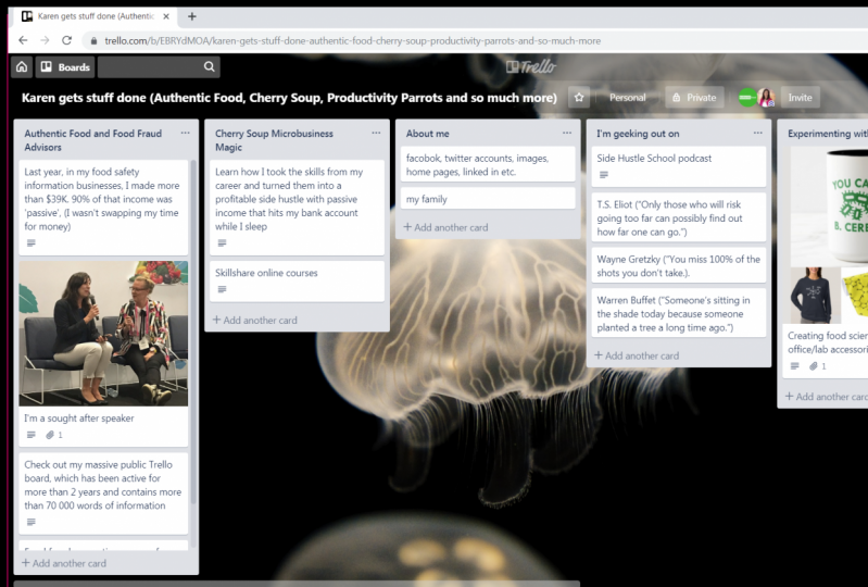 My personal Trello board