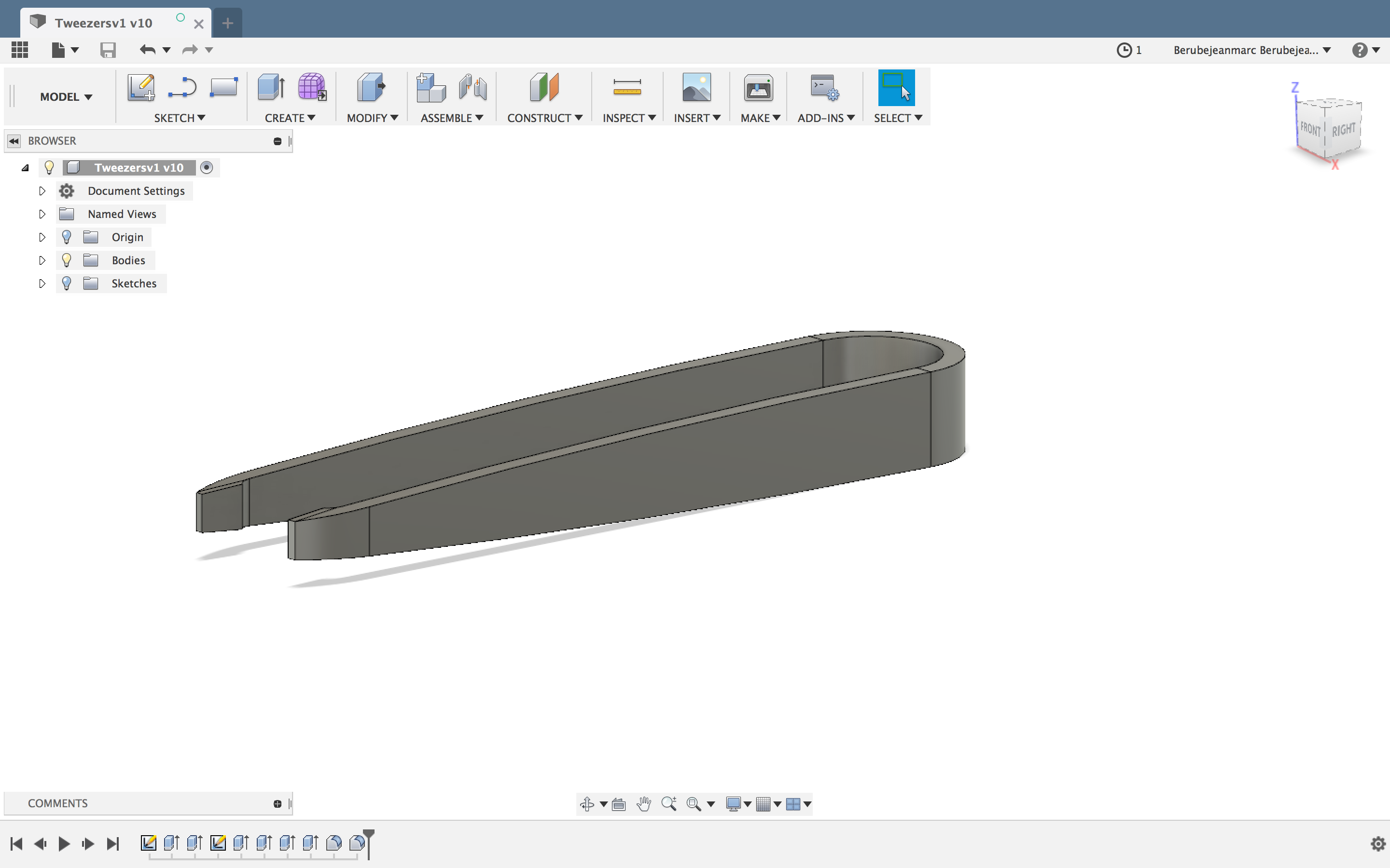 Tweezers - student project