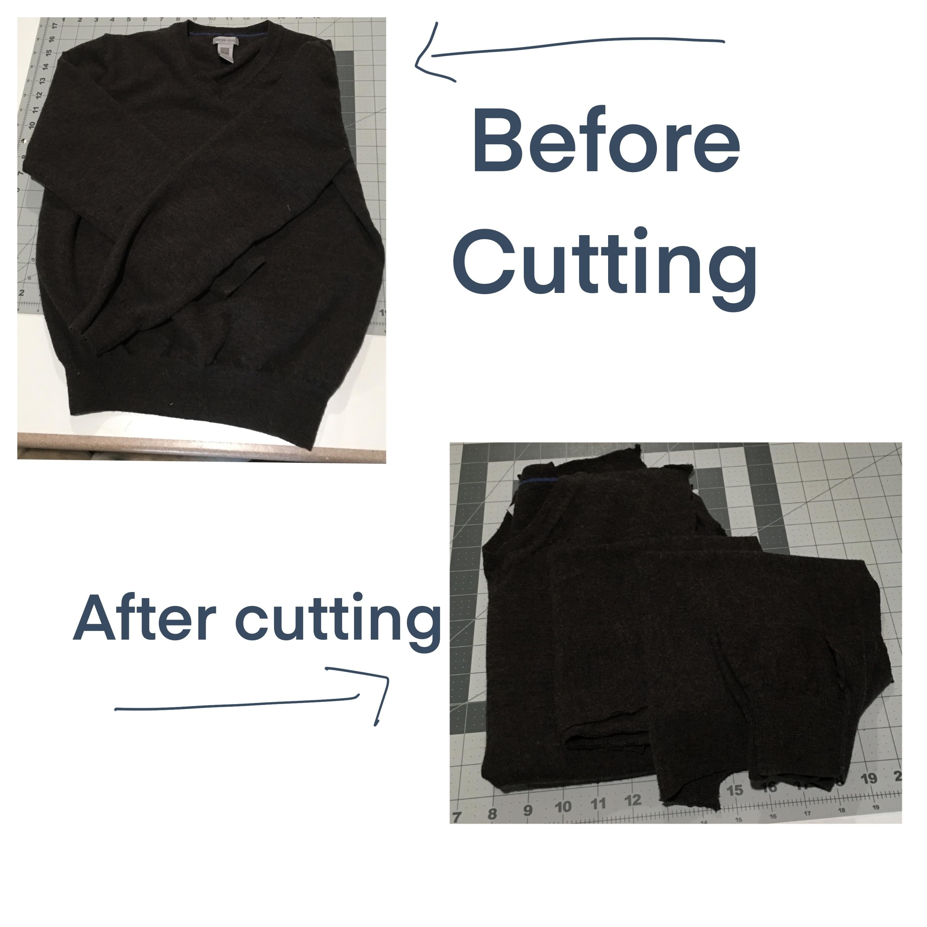 Felted and cut! - student project
