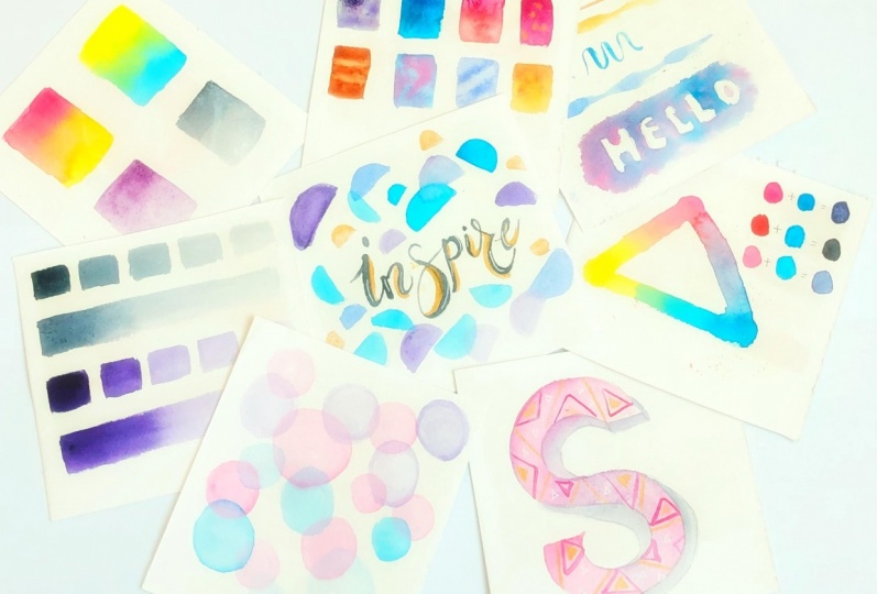 Exploring watercolors