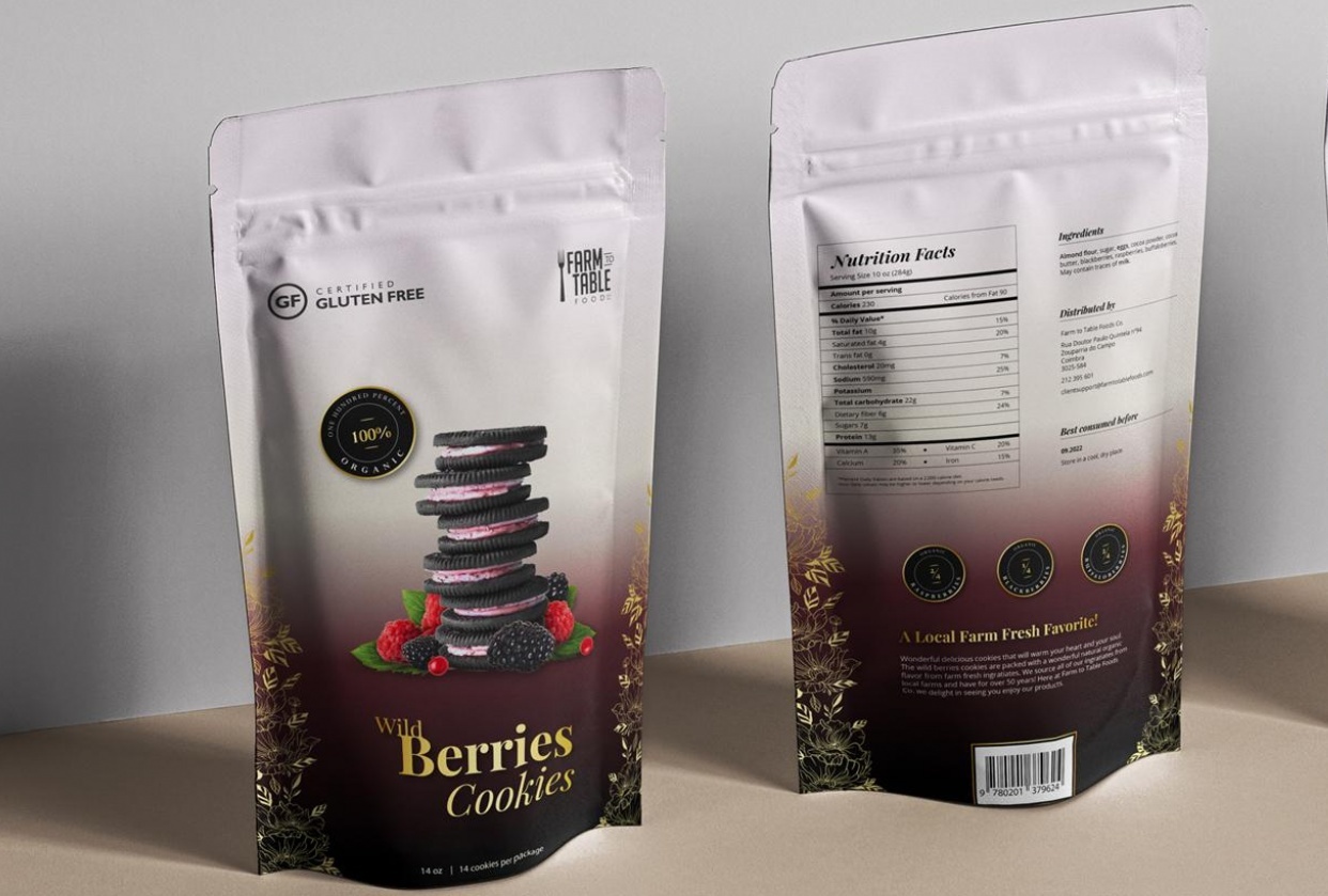 Wild Berries Cookies - student project
