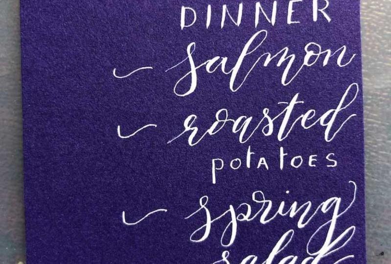 Trying to practice calligraphy and breathe!