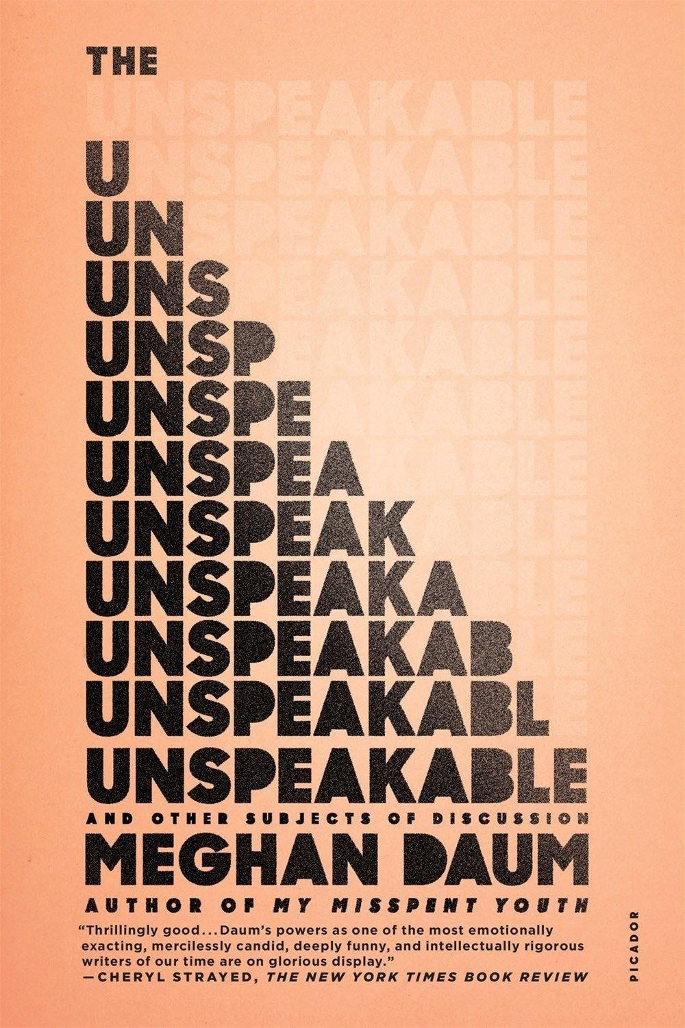 My Favorite Sentence from "Unspeakable" - student project