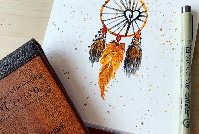 Example Halloween Dreamcatcher