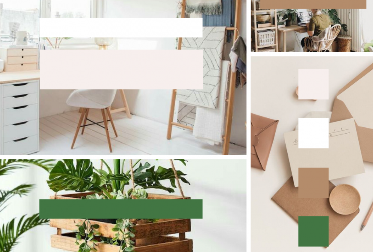Moodboards - Color Palette Study For My Brand - student project