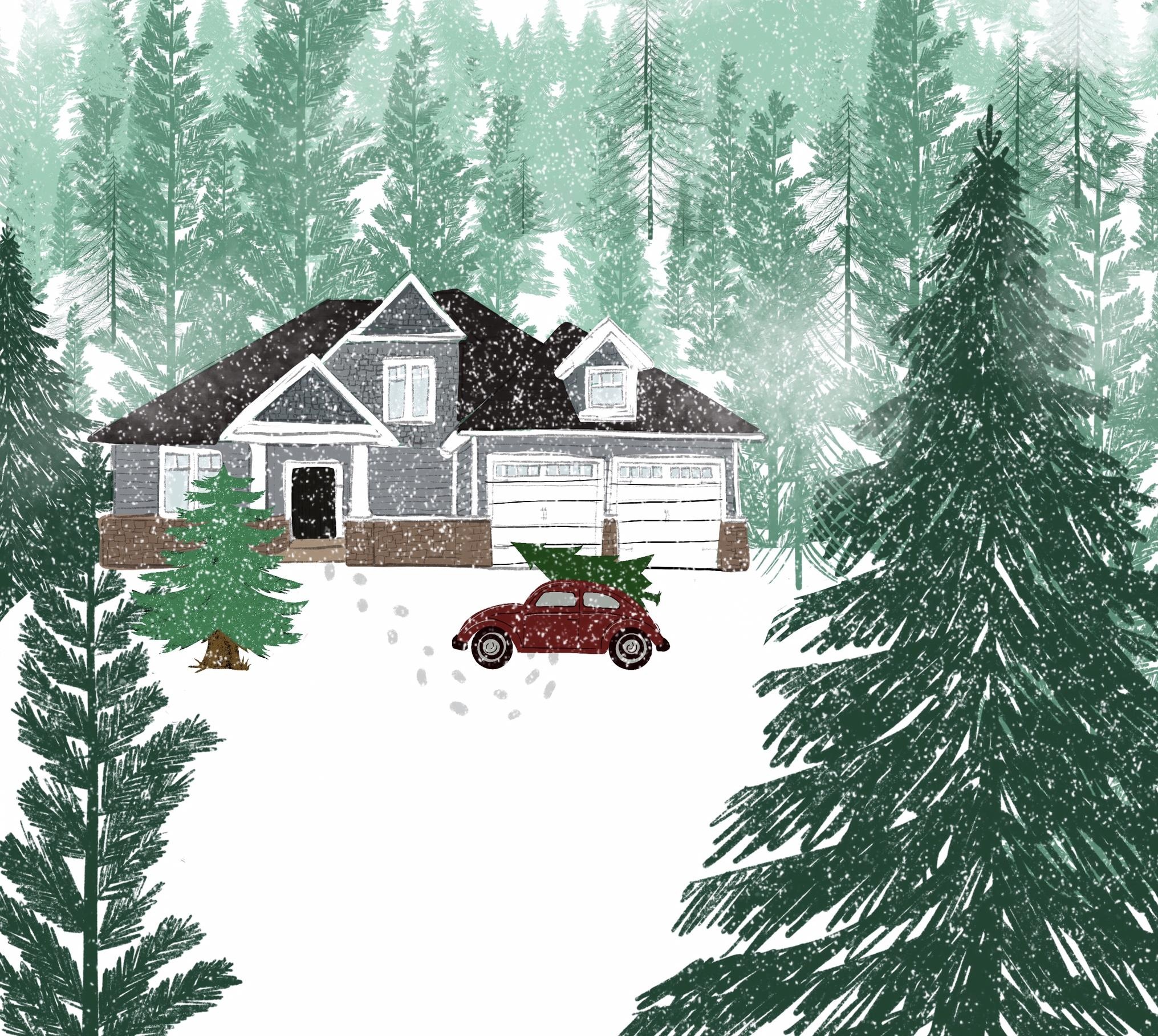 My Winter Illustration - student project