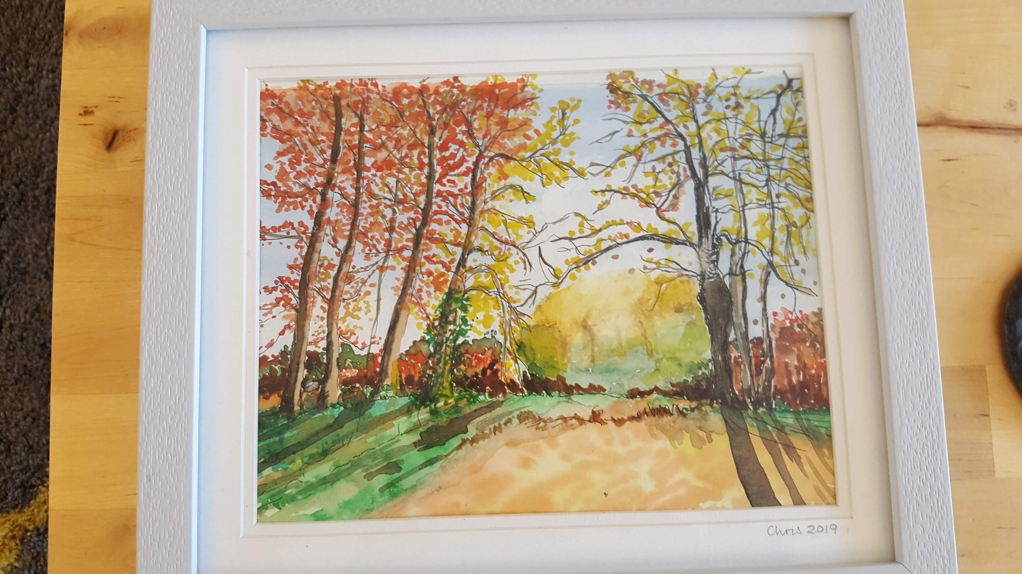 Autumn trees - student project