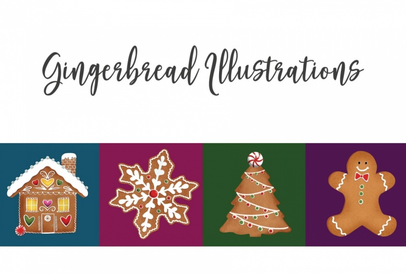 Gingerbread Illustrations