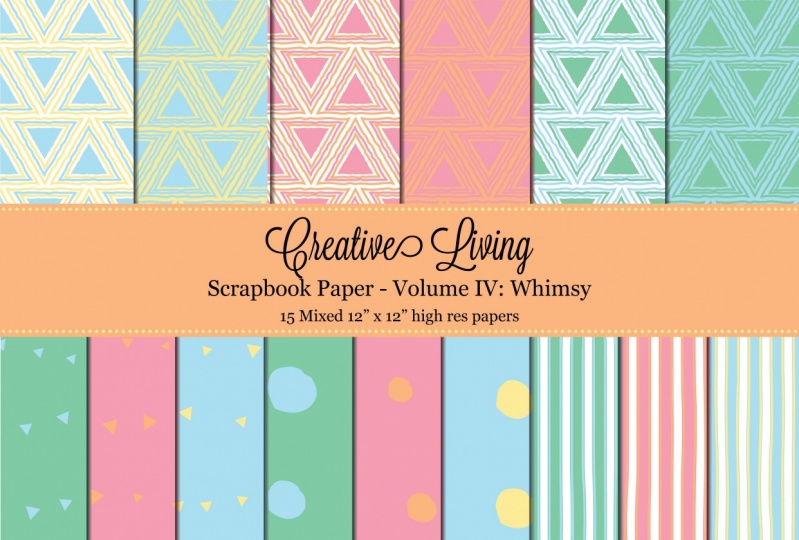 Whimsy Scrapbook Paper