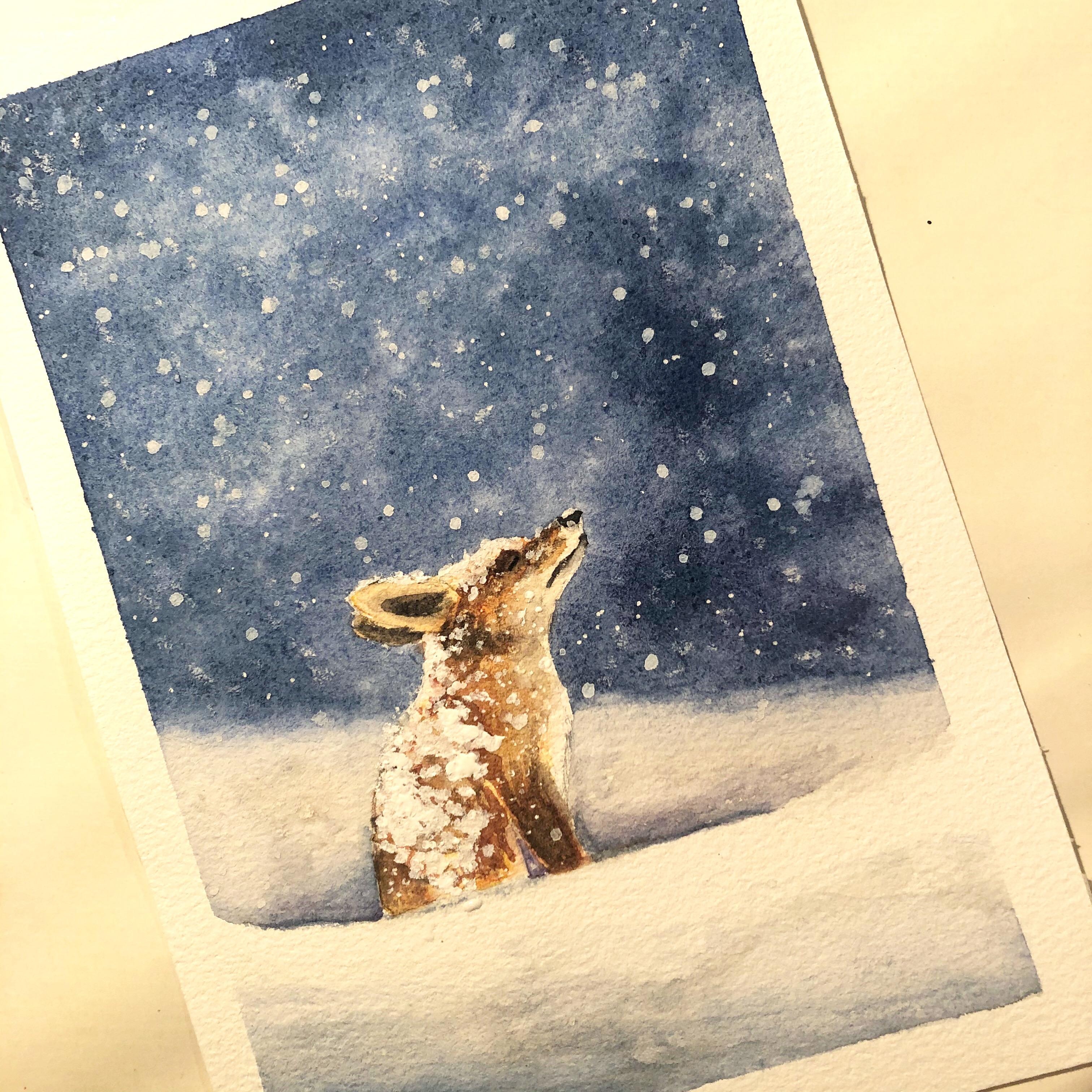 Cute fox - student project