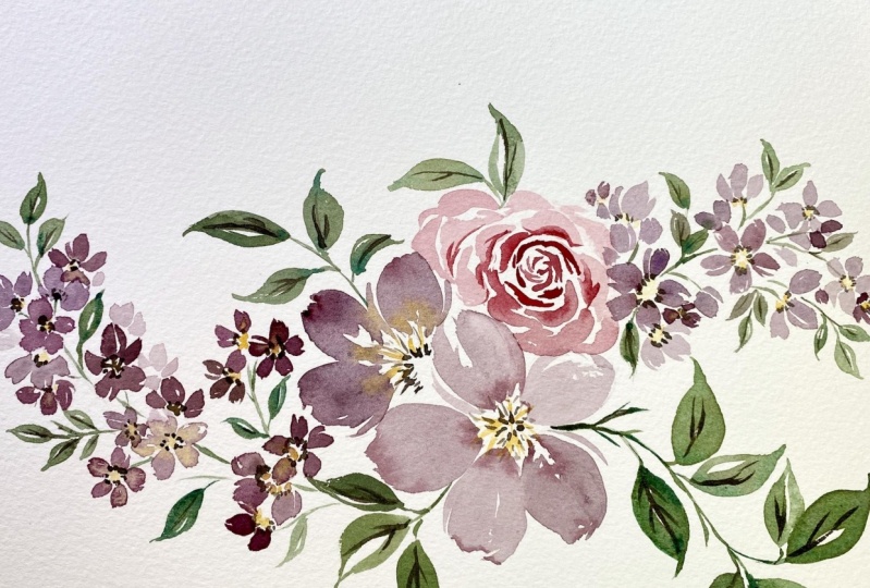 Loose Watercolor Elements