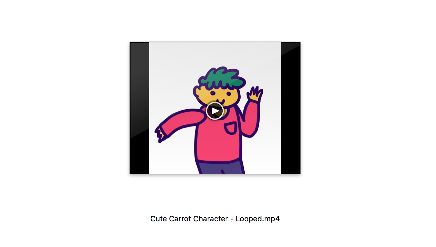 Cute Carrot Character! - student project