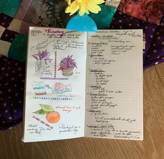 Combining the day with wellness tracker - student project