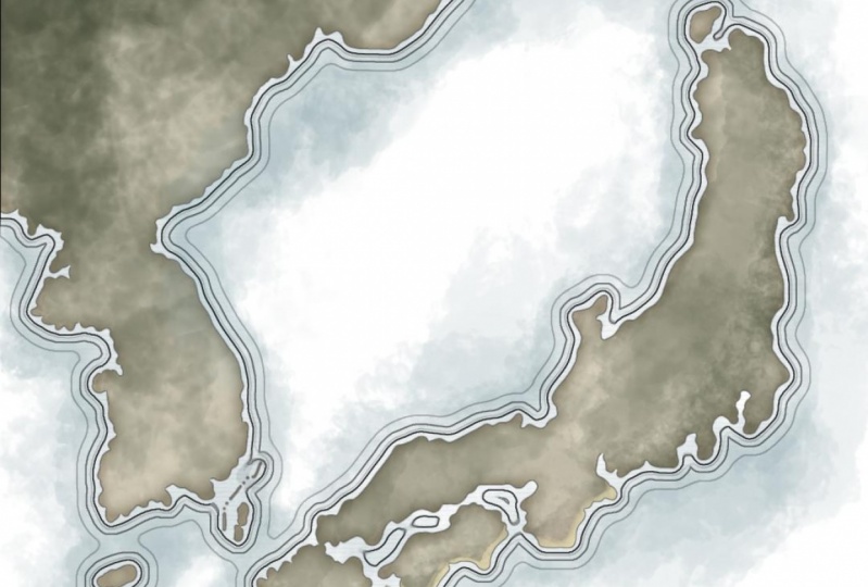 Korea and Japan Map