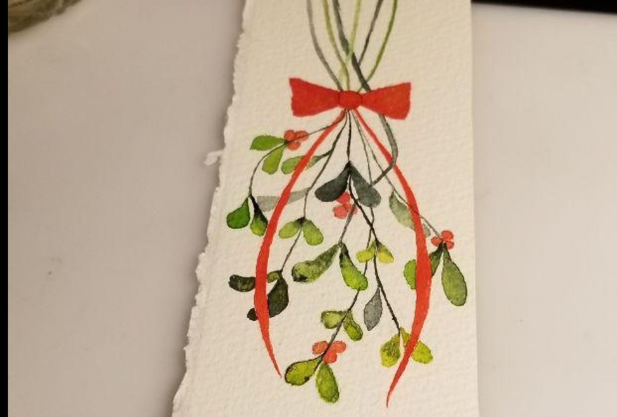 christmas bookmark - student project