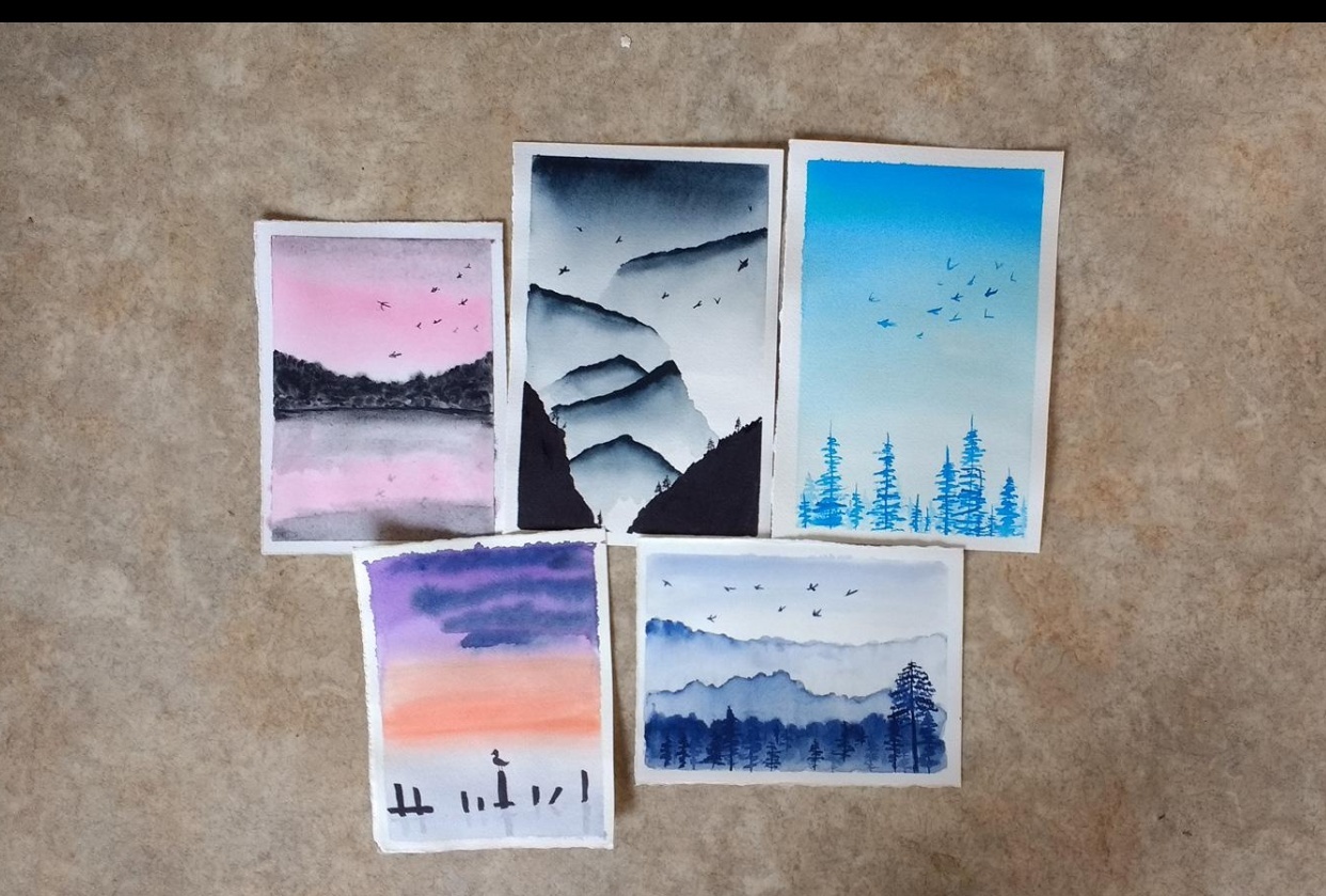 Misty Landscapes - student project