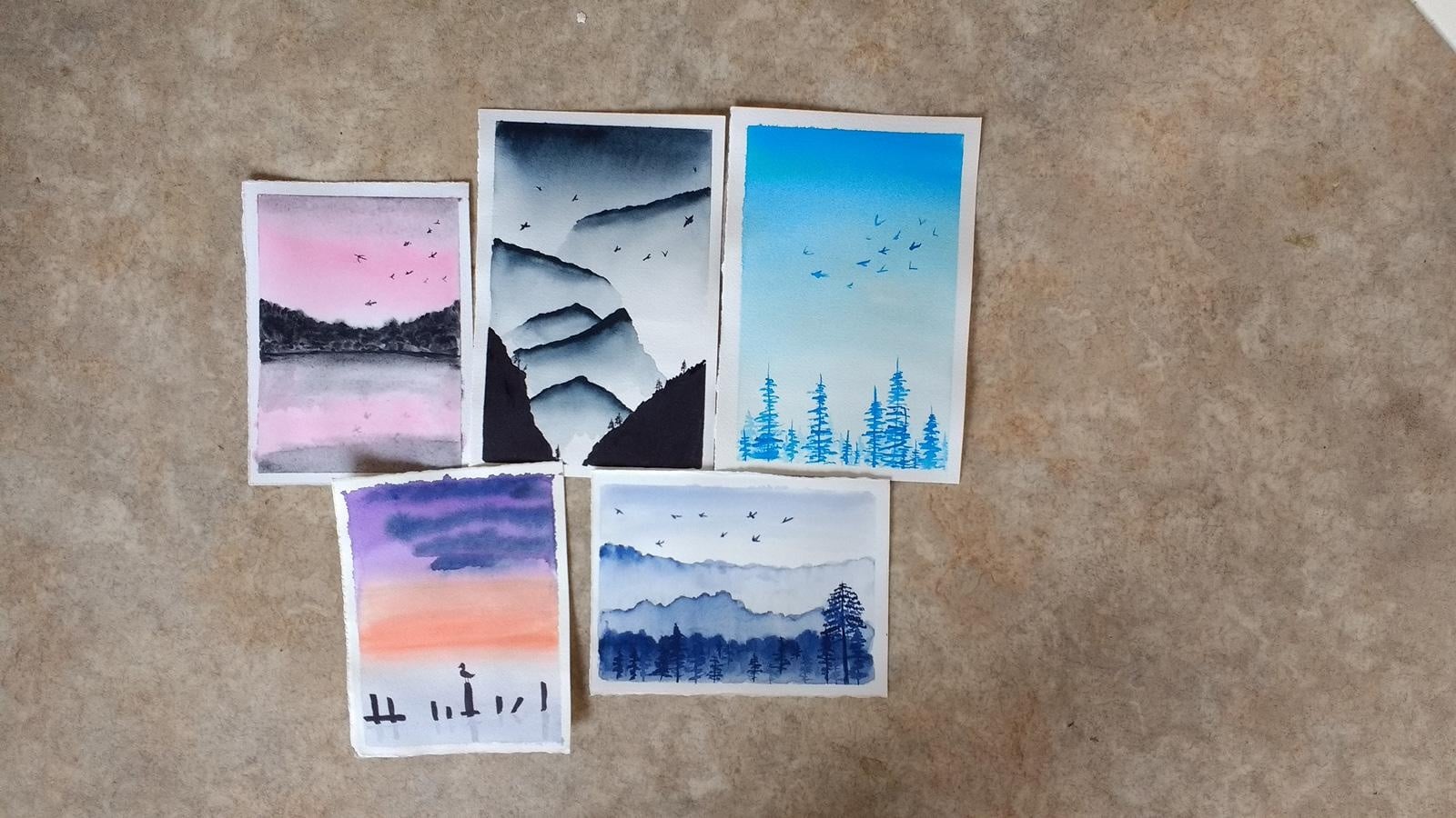 Misty Landscapes - student project