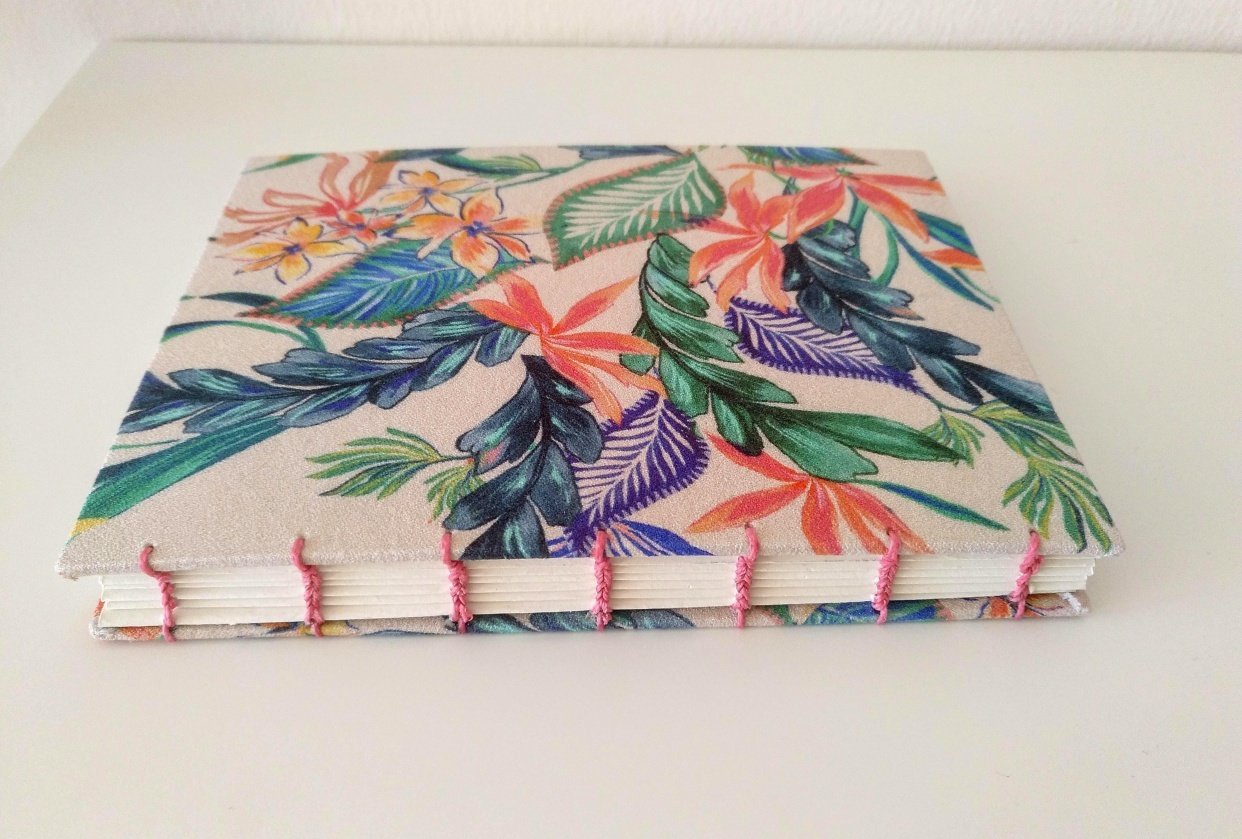 Coptic stitch sketchbook - student project