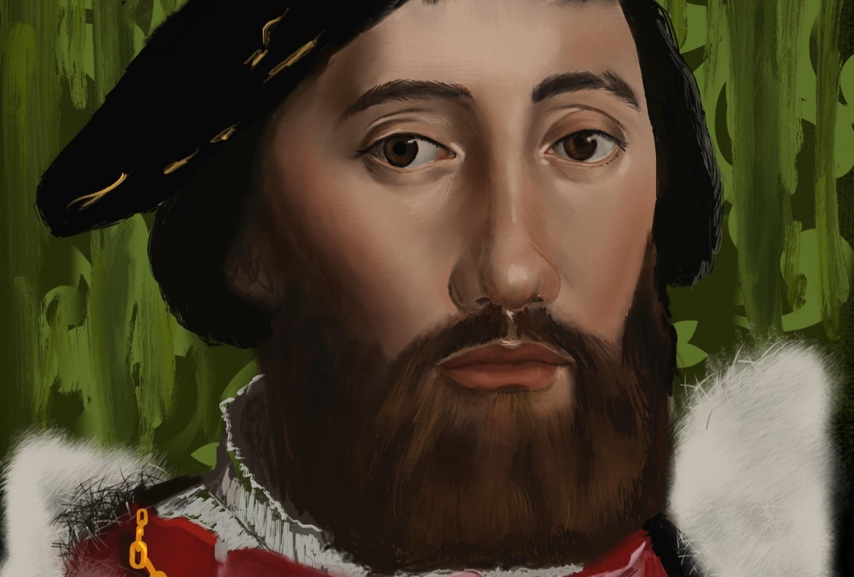 Old portrait - student project