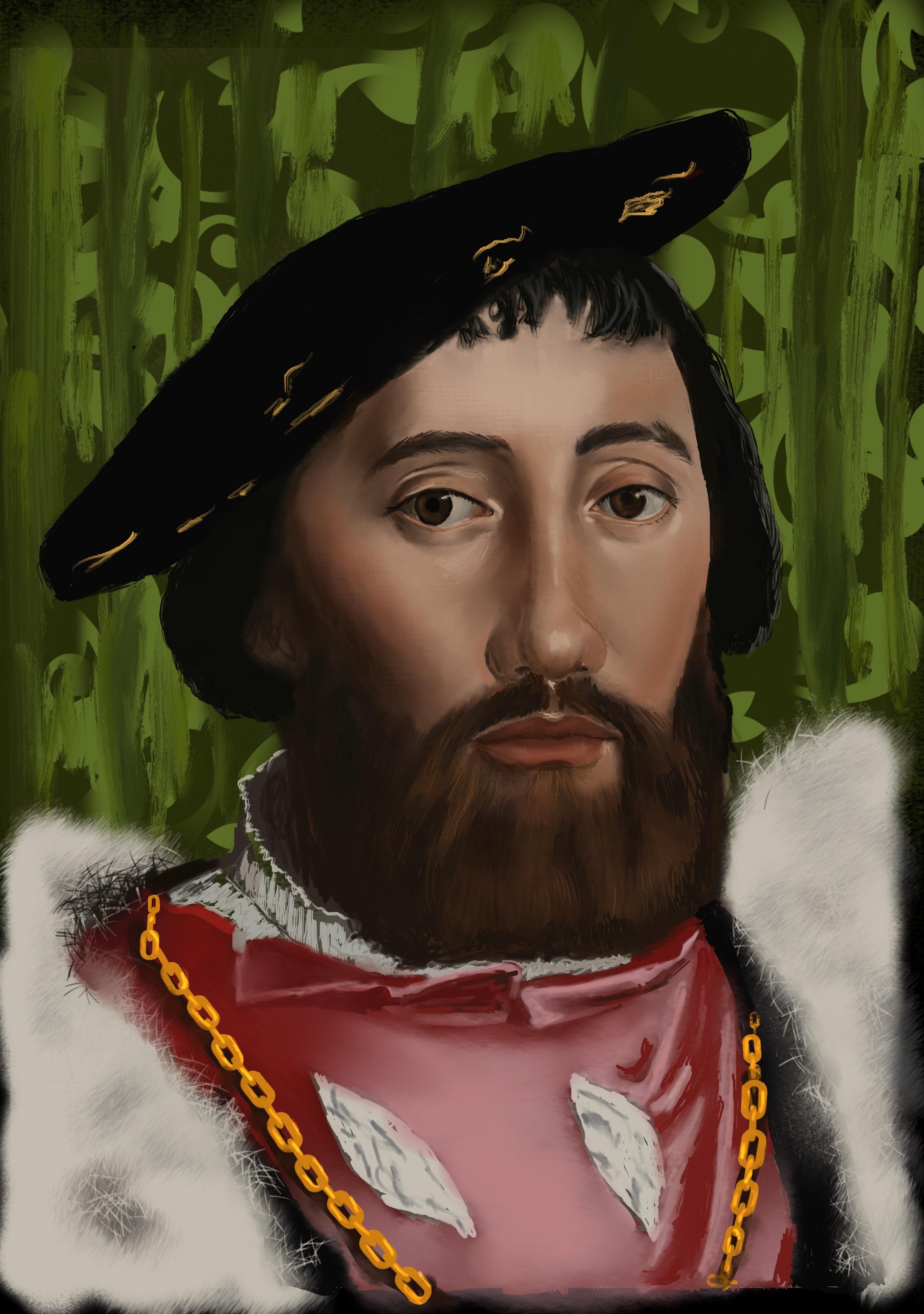 Old portrait - student project