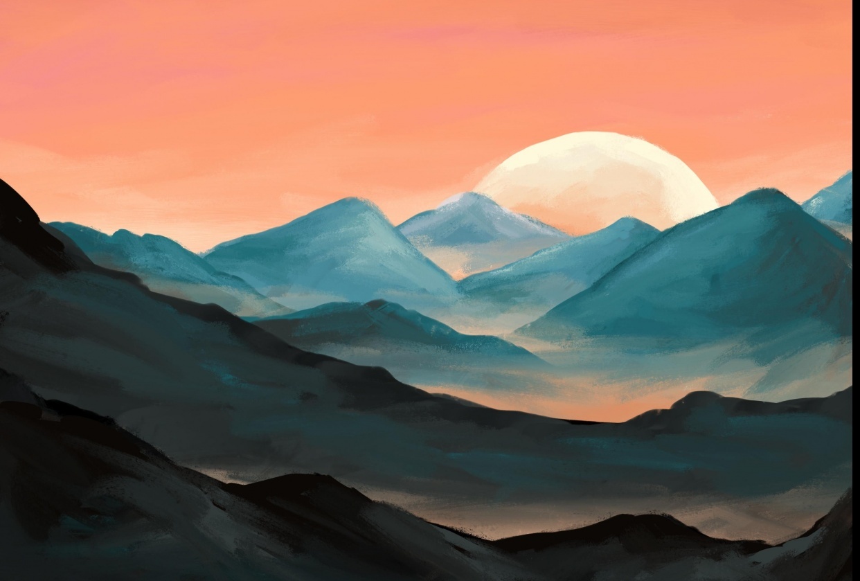 Landscape Painting - student project